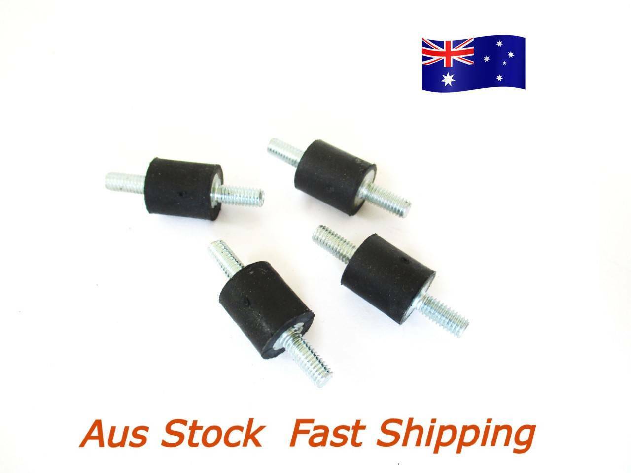 M3 Rubber Anti Vibration Rubber Bobbin Mount Male Male MM 4pc