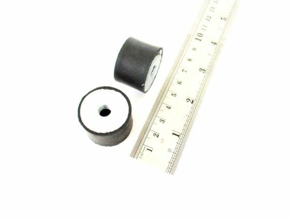 M8 Rubber Anti Vibration Mount Bobbins Stud Mounts Female Female FF Pumps Motors Air Conditioning
