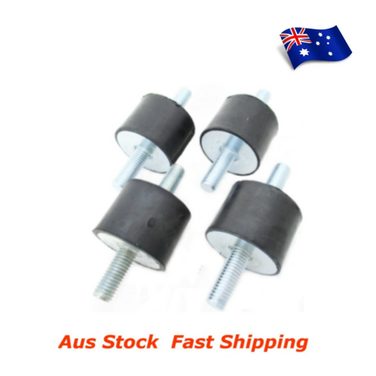 M10 Rubber Anti Vibration Rubber Bobbin Mounts 40x30mm Male Male MM