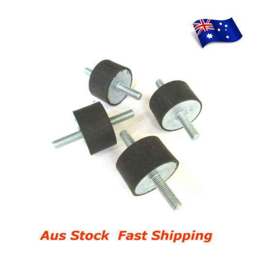 M10 Rubber Anti Vibration Rubber Bobbin Mounts 50x25mm Male Male MM