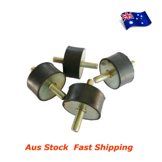 M10 Rubber Anti Vibration Rubber Bobbin Mounts 50x30mm Male Male MM