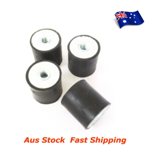 M10 Rubber Anti Vibration Mount Bobbin 40x40mm Female Female FF