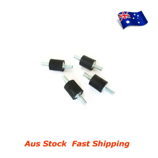 M4 Rubber Anti Vibration Rubber Bobbin Mount 10x12mm Male Male MM