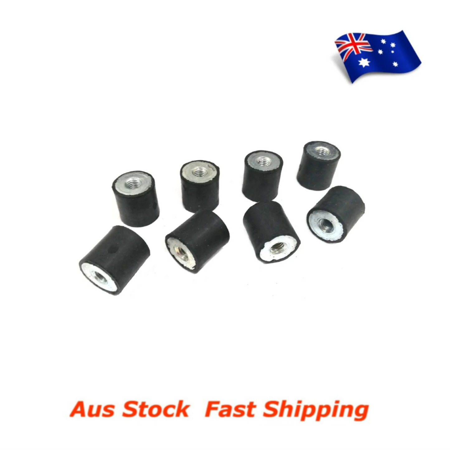 M4 Rubber Anti Vibration Bobbin Mount 10x10mm Female Female FF