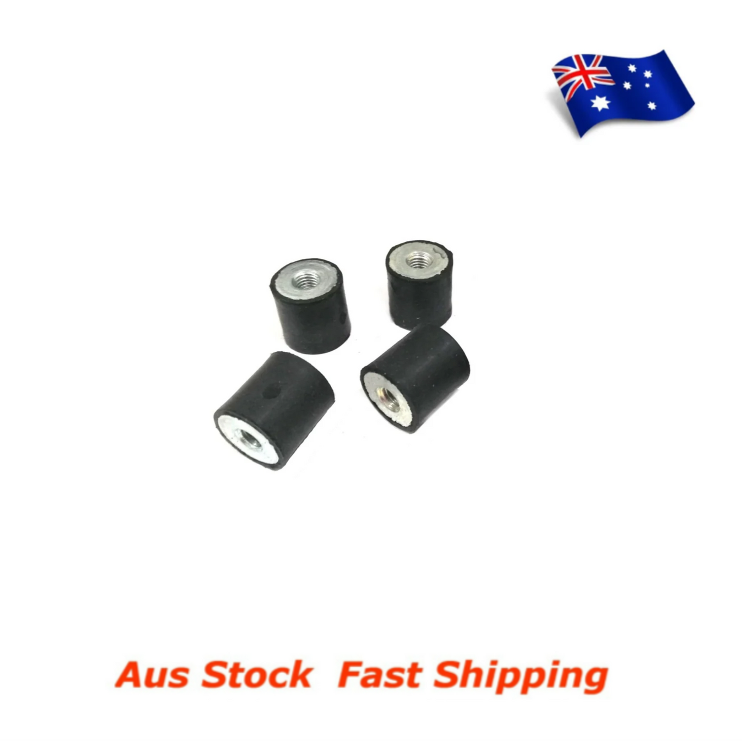 M4 Rubber Anti Vibration Bobbin Mount 10x10mm Female Female FF