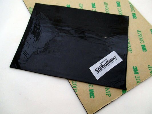 Sorbothane Isolation Sheet pad film 1mm 150* 100mm For Vibration Shock Noise